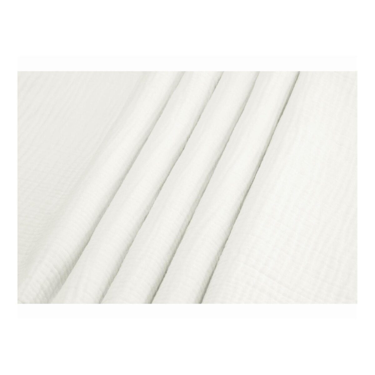 LIVARNO home Musselin-Bettwäsche, 140 x 200 cm, 65 x 65 cm, weiß