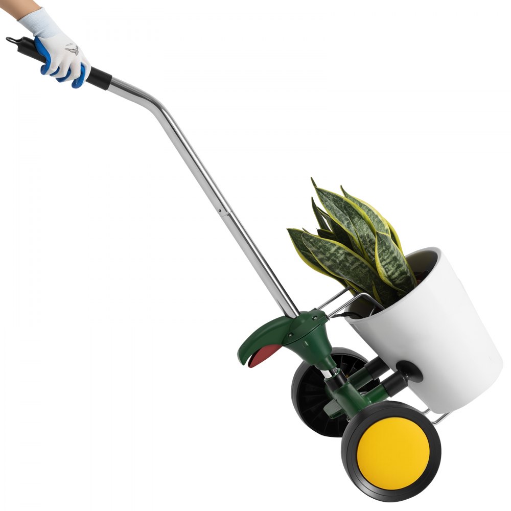 Transporteur de pots de jardin, chariot de transport de pots robuste avec bras de préhension réglable, charge max. Capacité de charge de 65 kg, chariot à plantes avec ventouse et verrouillage sécurisé, adapté à une utilisation intérieure et extérieure Transporteur de pots de jardin, chariot de transport de pots robuste avec bras de préhension réglable, charge max. Capacité de charge de 65 kg, chariot à plantes avec ventouse et verrouillage sécurisé, adapté à une utilisation intérieure et extérieure
