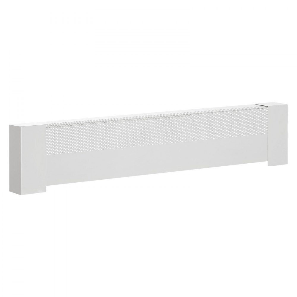 Heater Covers Basic Series 916 x 80 x 193mm Standard Front Cover for Radiators Electric Heaters Heavy Duty Steel Replacement Cover for Bedroom White