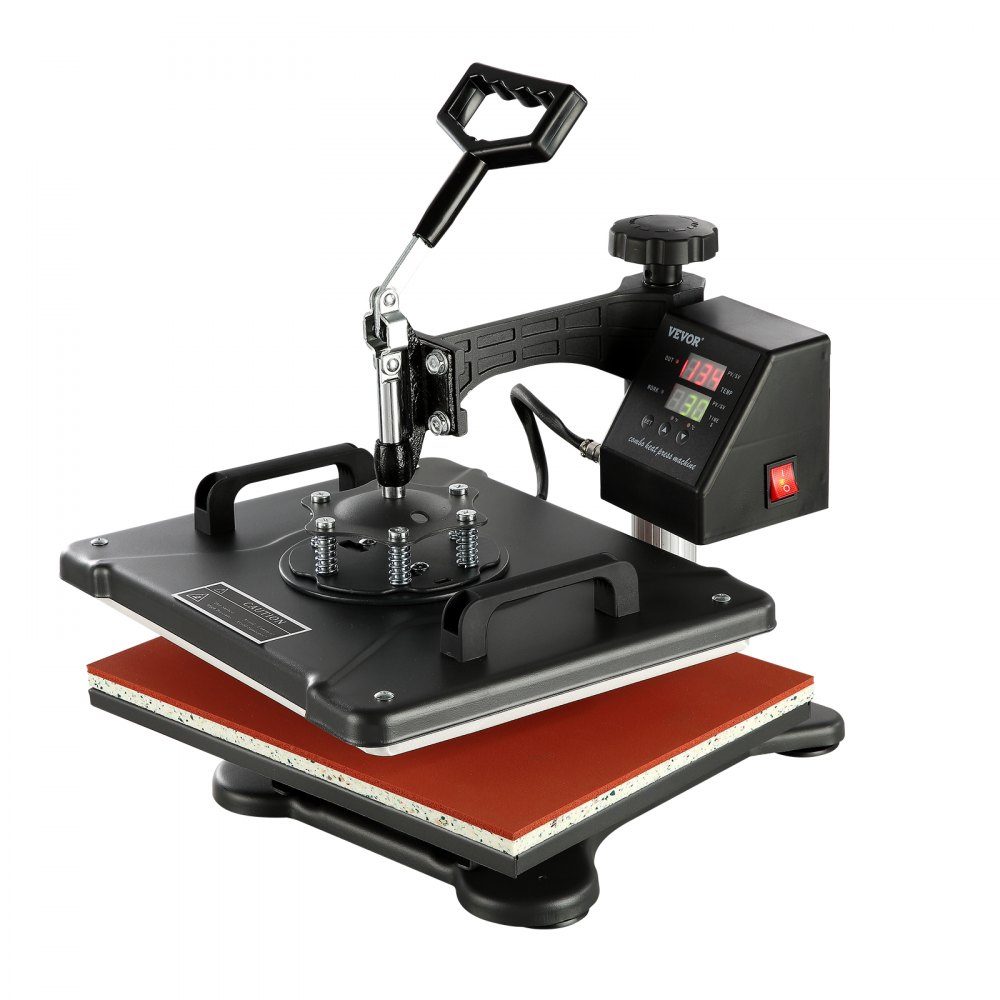 Heat Press 8 in 1 Heat Press Machine 38x30cm T-Shirt Press Machine Heat Press Machine DIY Heat Press with Digital LED Temperature
