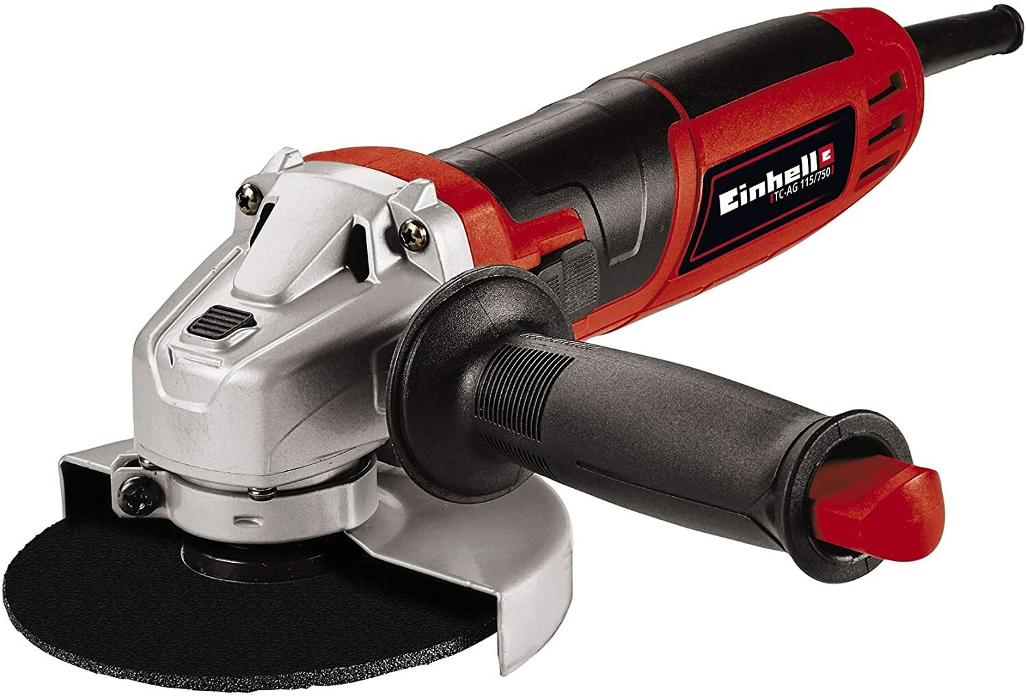 Einhell angle grinder TC-AG 115/750 (750 W, disc protection, metal gear head, restart protection, additional handle can be mounted in 2 positions, cutting discs Ø 115 mm, delivery without cutting disc) Einhell angle grinder TC-AG 115/750 (750 W, disc protection, metal gear head, restart protection, additional handle can be mounted in 2 positions, cutting discs Ø 115 mm, delivery without cutting disc)
