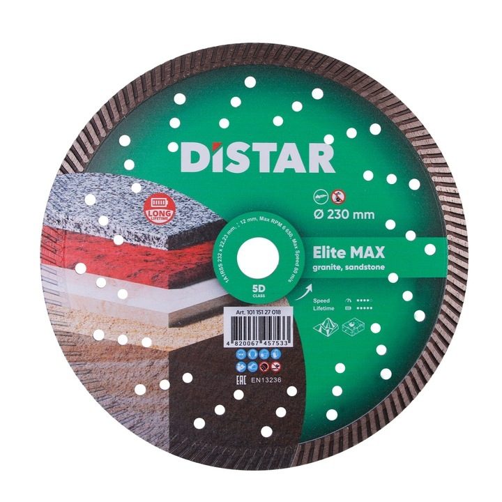 Diamond cutting disc Turbo 232 Elite Max Universal Premium 230 mm