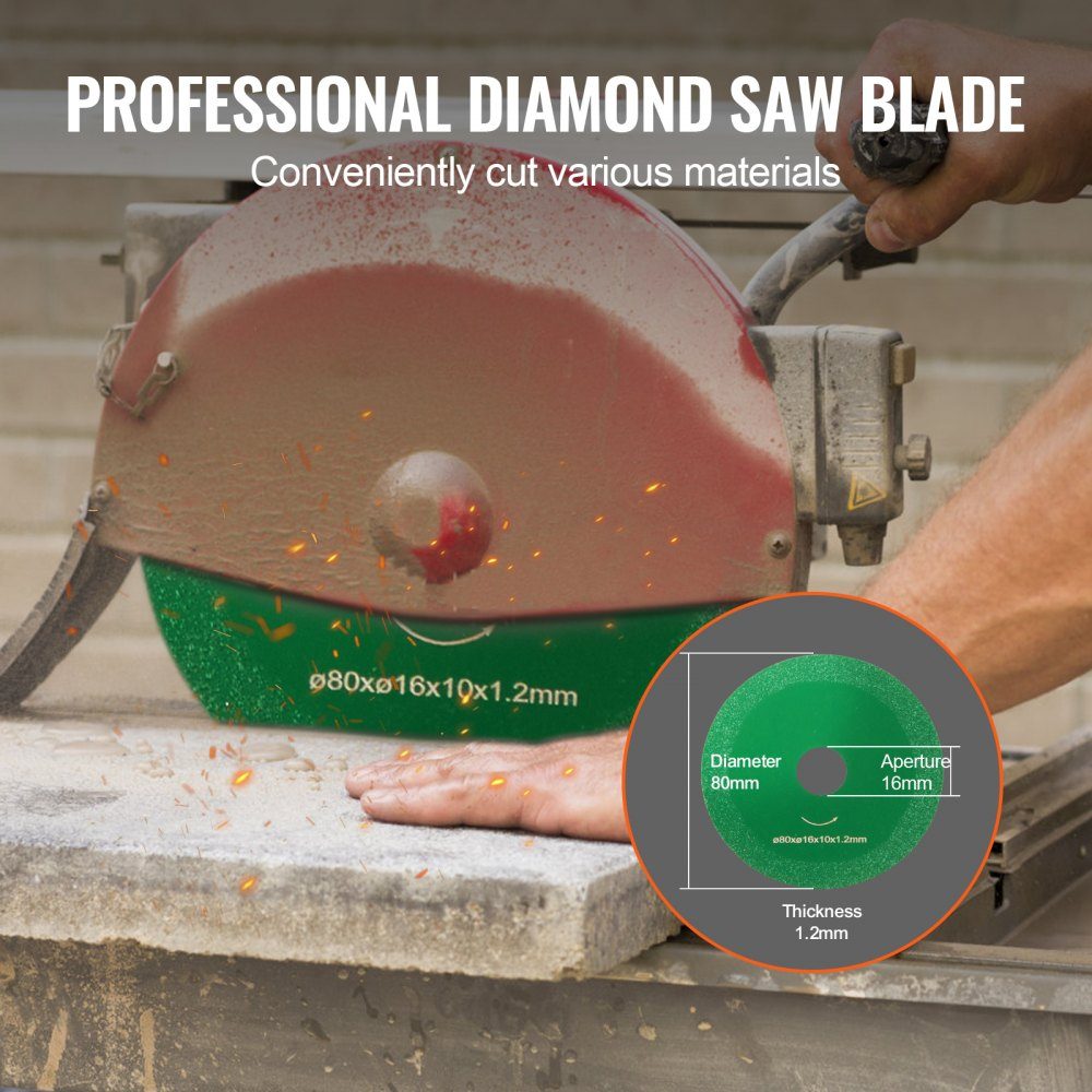 Diamond Core Drill, 108mm Wet Diamond Core Drill, 355mm Drilling Depth, Concrete Core Drill with Saw Blade, 1-1/4"-7 Female Thread, Laser Welding, Diamond Wet Core Drill for Concrete Bricks