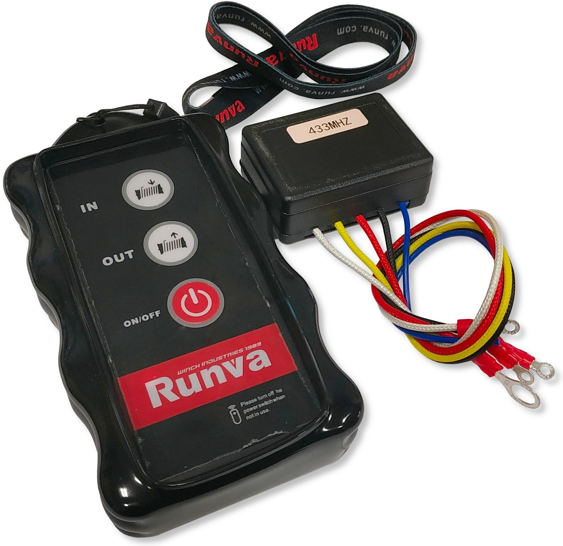 HYDRAULIC 12V winch control set + radio REMOTE CONTROL kit