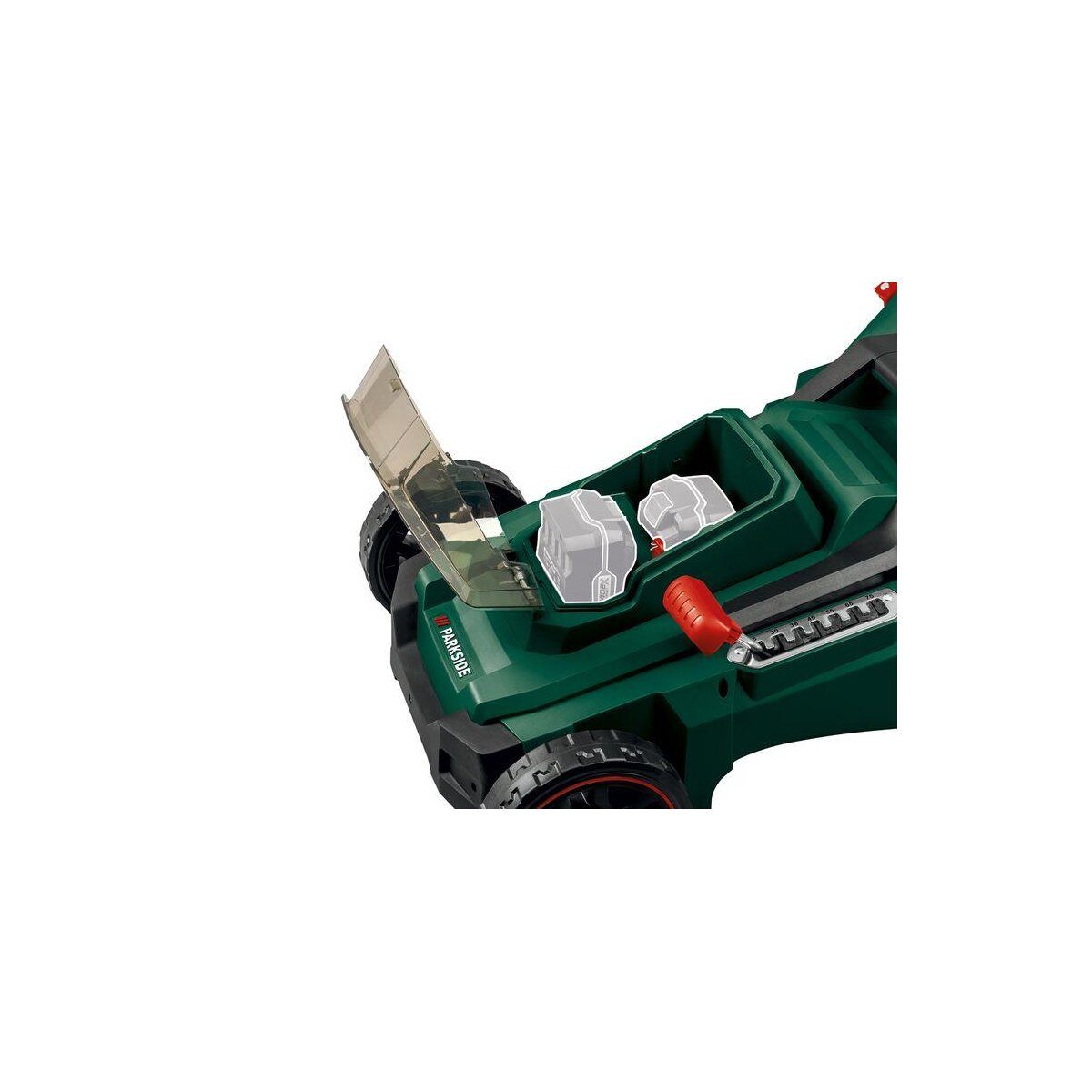 PARKSIDE® Akku-Rasenmäher »PRMA 40-Li A2«, 7 Schnitteinstellungen, ohne Akku und Ladegerät gut
