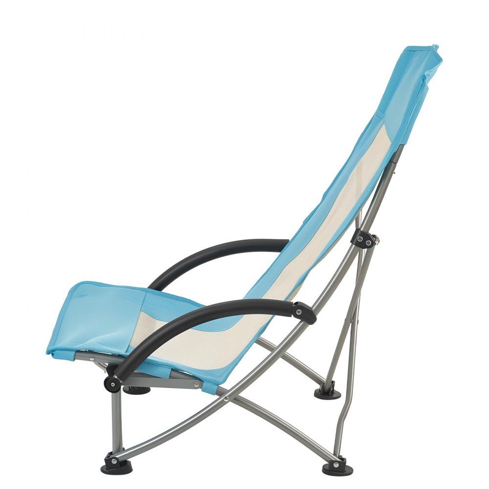 2 x campingstoelen klapstoelen 150 kg draagvermogen, visstoel met hoge rugleuning & kopjesvak & mesh rugleuning & draagtas & strandstoelen met extra brede zitting voor buitenactiviteiten vissen