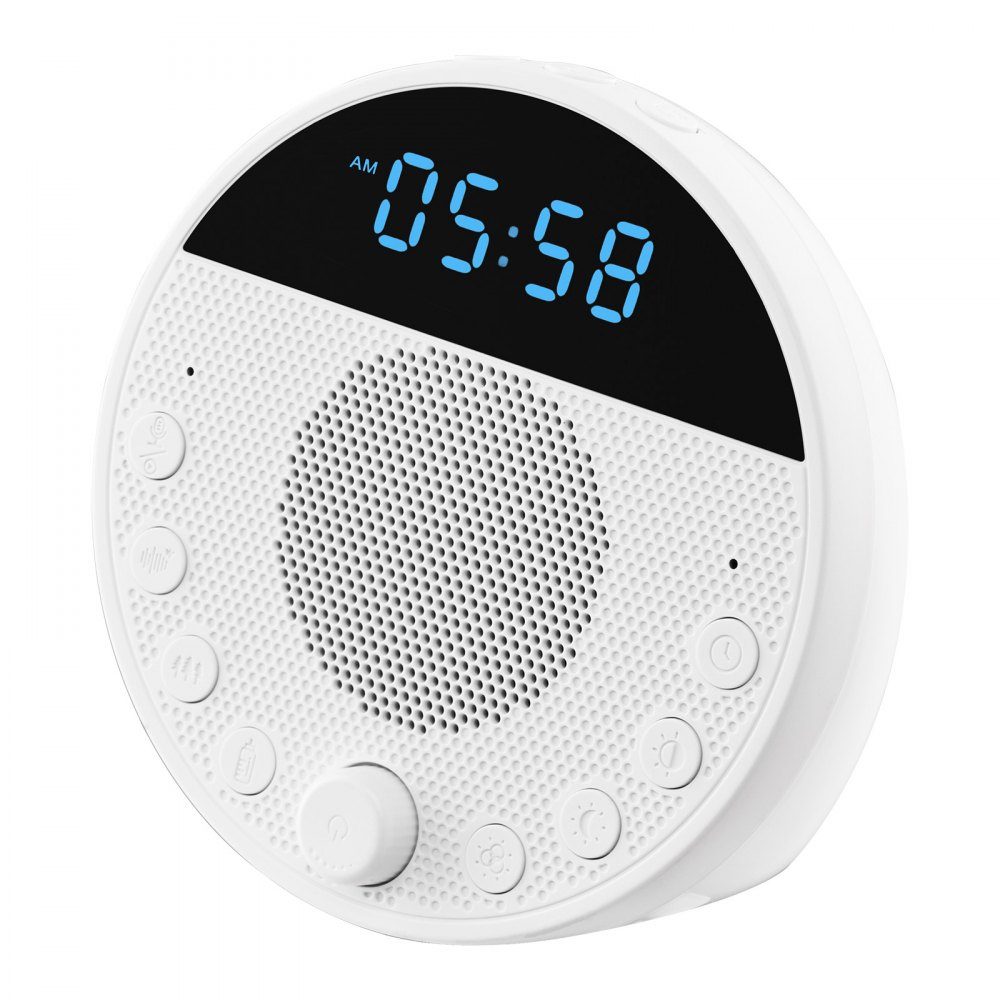 Sleep Aid, White Noise Device, 18 Music Tracks and 7 Color Night Light, 5 in 1 White Noise Device, 2 Alarms, Auto Shut Off and Memory Function, Sound Device