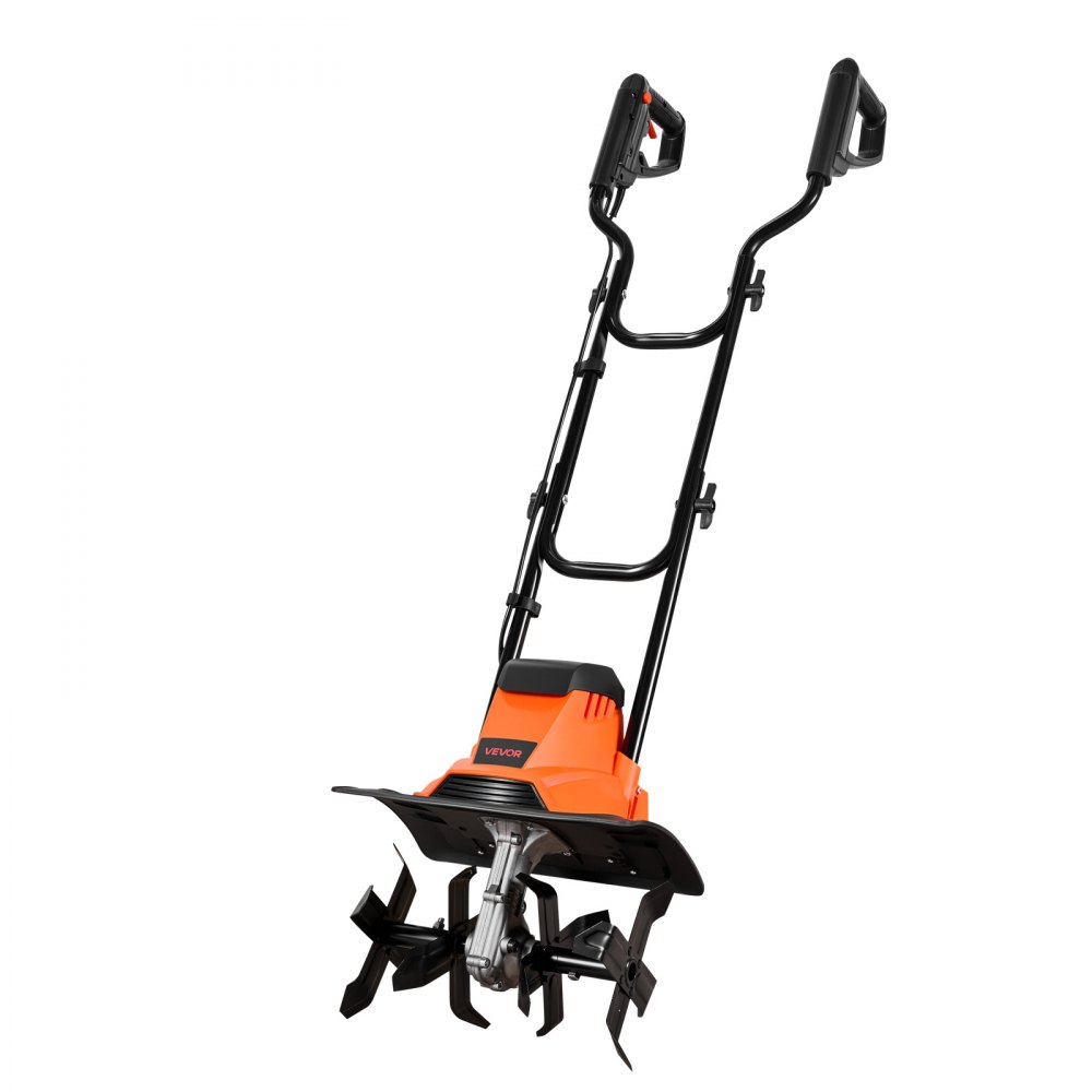 Electric tiller 36 cm working width, 22 cm working depth, 1200 W motor hoe, soil crumbler, cultivator with steel tines & folding handlebar, garden tiller for lawn, yard and garden care Electric tiller 36 cm working width, 22 cm working depth, 1200 W motor hoe, soil crumbler, cultivator with steel tines & folding handlebar, garden tiller for lawn, yard and garden care