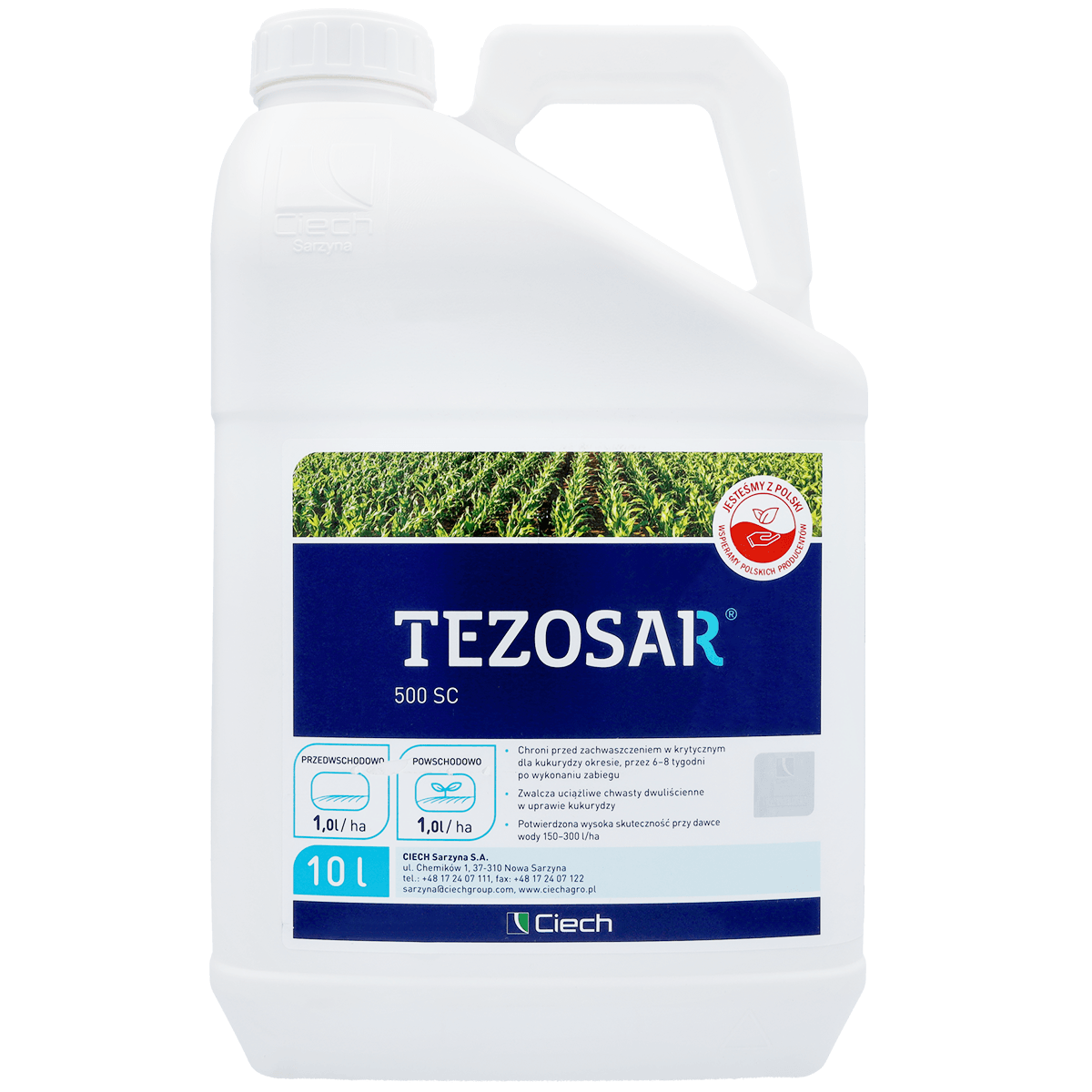 Tezosar 500 SC (Terbutylazine) Ciech – herbicide