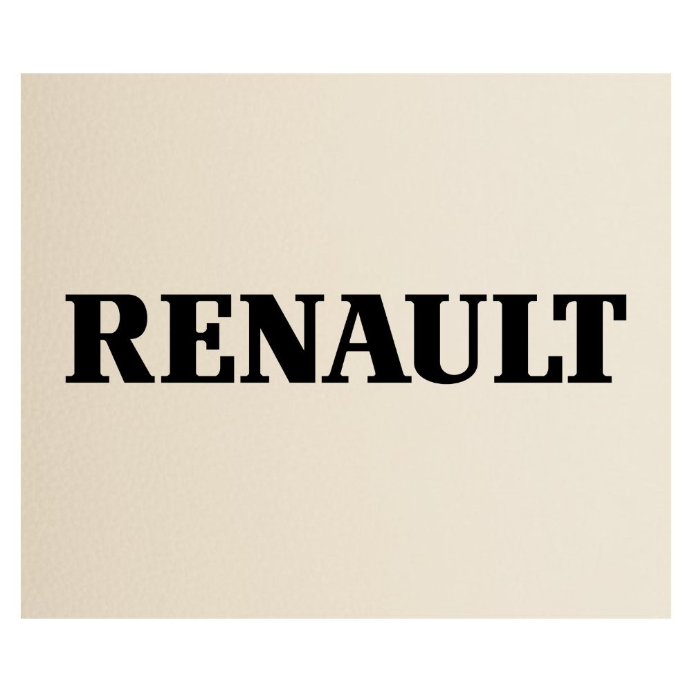 EMBROIDERY – RENAULT LETTERING
