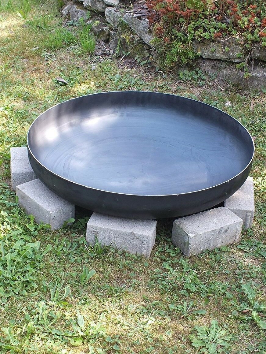 XXXL designer fire bowl handmade 80cm