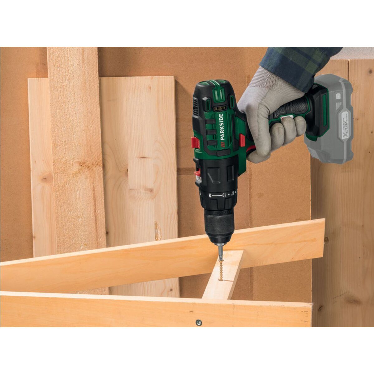 PARKSIDE 20 V cordless combination tool 3in1 “PKGA 20-Li C2”, without battery and charger