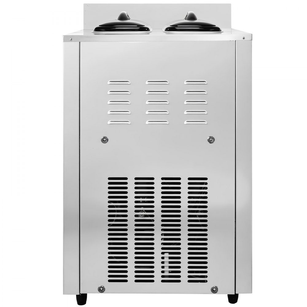 8L x 2 Kommerzielle Slush-Eismaschine, Slush-Maschine mit 26~32L/Std. Slush Slushy-Maschine, 1800 W Slush-Maker-Maschine 94 kg Slush-Eismaschine Edelstahl Slushy-Maschine 570 × 680 × 925 mm