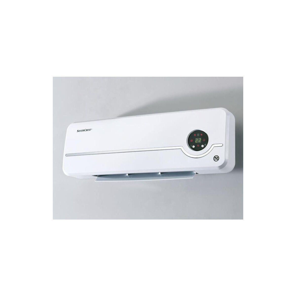 SILVERCREST® Keramik-Wandheizlüfter, digitaler Thermostat mit Fernbedienung »SKWH 2000«