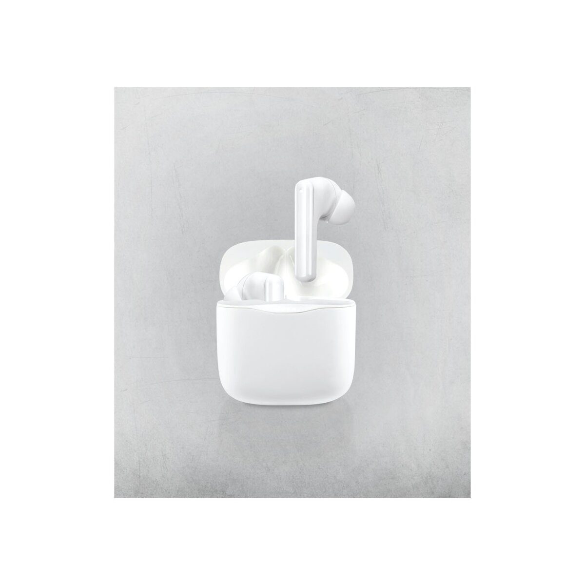 SILVERCREST® hoofdtelefoon, IN EAR, echt draadloos, met oplaadetui (wit)