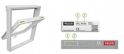 Original VELUX MHL MK00 awning for a window 78x118