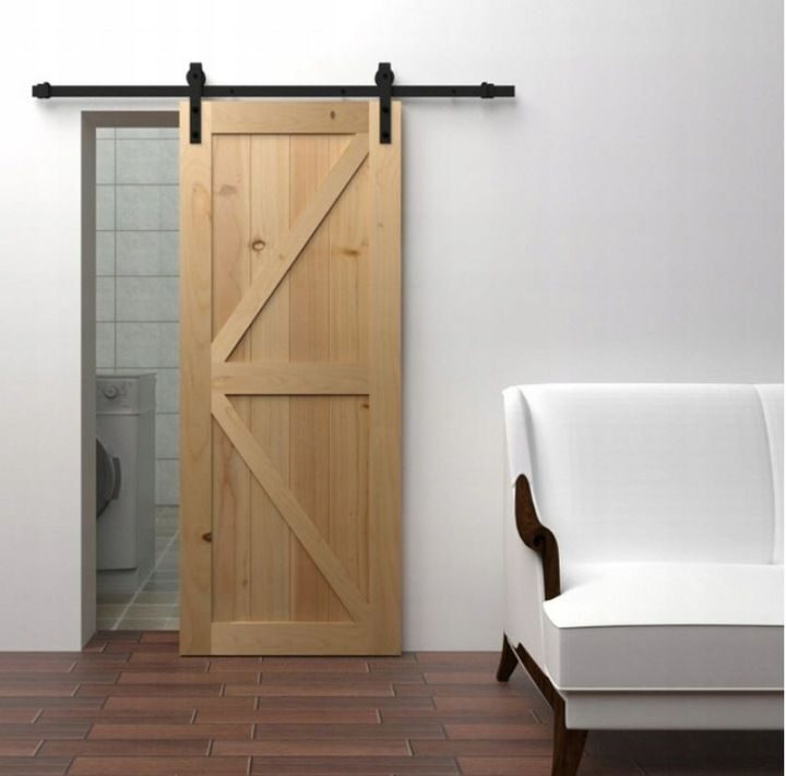 Sliding door system running rail fitting sliding door fitting for sliding doors 2m set