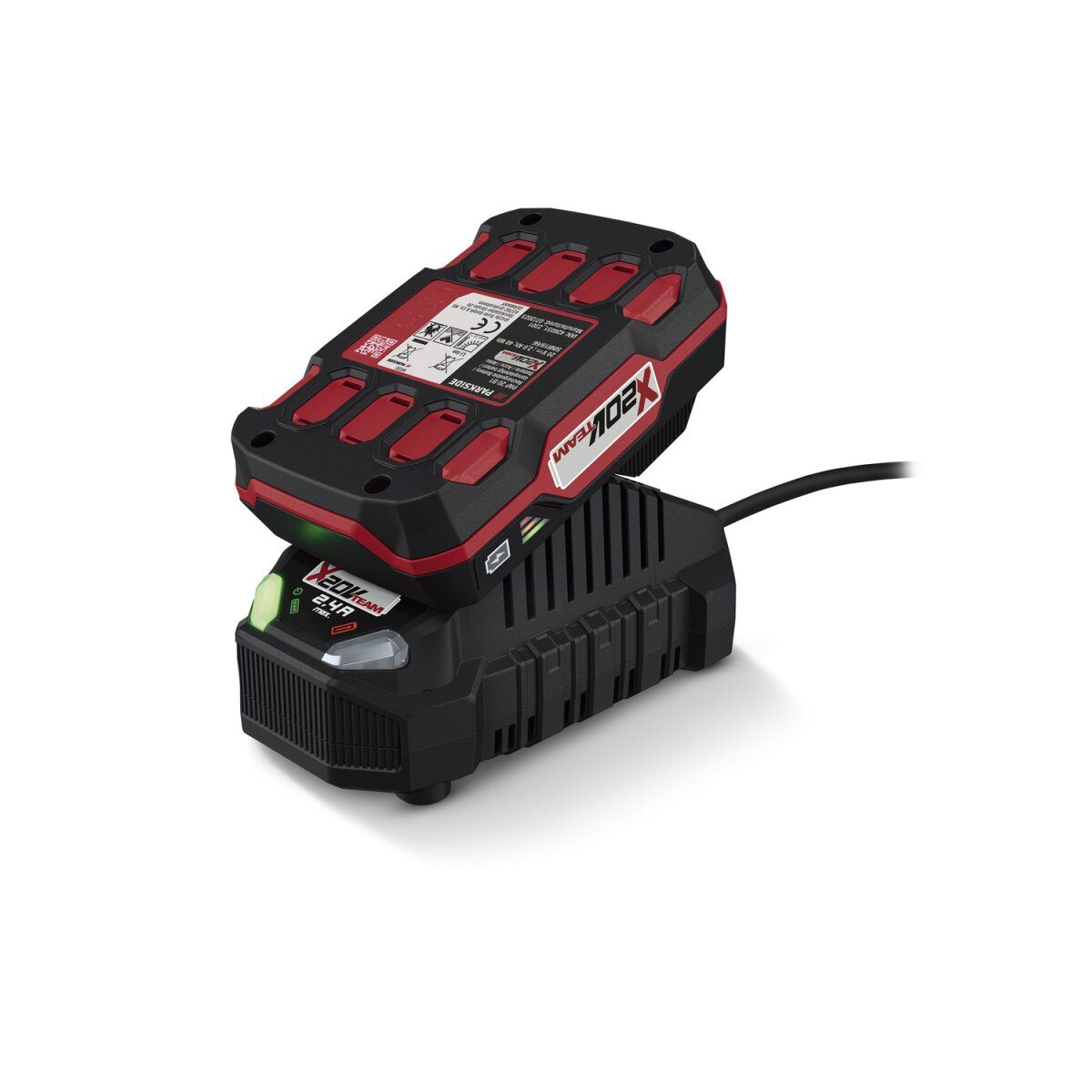 Chargeur de batterie PARKSIDE® »PAP 20 B1« 20 V, avec batterie »PLG 20 C1« 20 V / 2 Ah