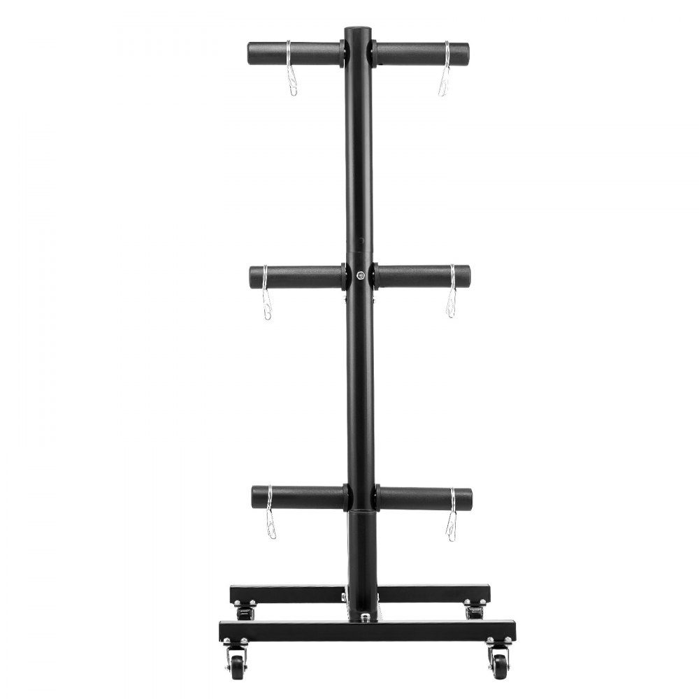 Support de plaque de poids Arbre de plaque de poids pour plaques de poids de 2 pouces, arbre de plaque de poids standard enroulable, support de stockage de poids avec une capacité de charge de 454 kg, support de stockage