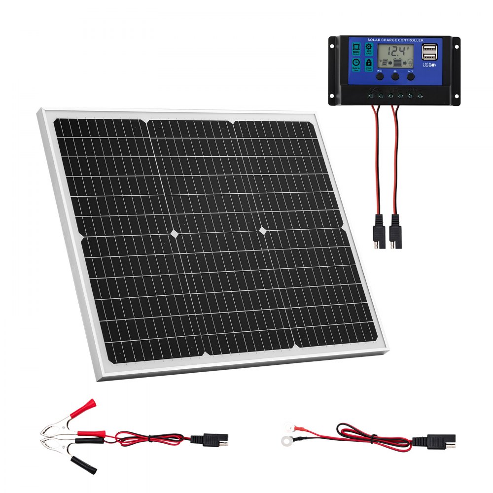 Panel słoneczny Monokrystaliczny zestaw paneli słonecznych 12 V 50 W do monokrystalicznych paneli słonecznych z ulepszonym kontrolerem MPPT do płaskiego dachu przyczepy samochodowej, łodzi kempingowej (uchwyt nie wchodzi w skład zestawu) Panel słoneczny Monokrystaliczny zestaw paneli słonecznych 12 V 50 W do monokrystalicznych paneli słonecznych z ulepszonym kontrolerem MPPT do płaskiego dachu przyczepy samochodowej, łodzi kempingowej (uchwyt nie wchodzi w skład zestawu)