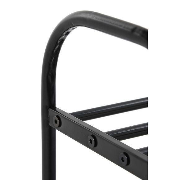 Schuhregal 63,5 x 25,5 x 50 cm schwarz 3 Einlegeböden