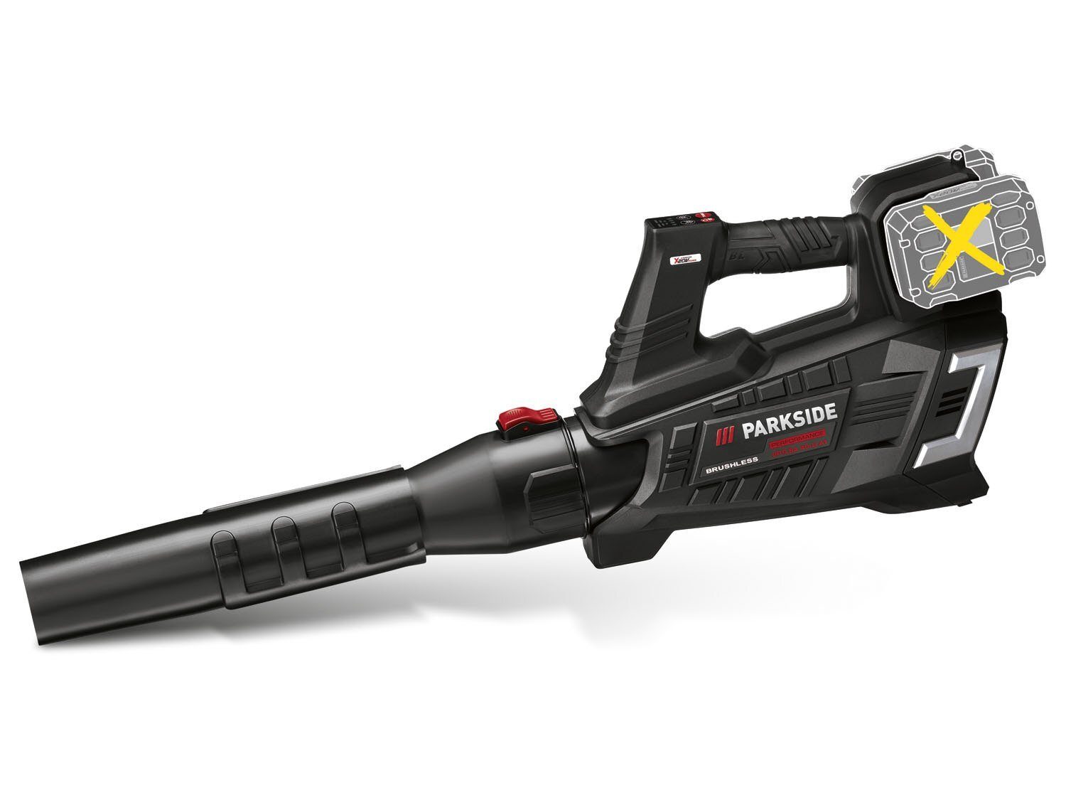 PARKSIDE PERFORMANCE accubladblazer met turbine, 40V, PPTLBA 40-Li A1 (zonder accu en lader)
