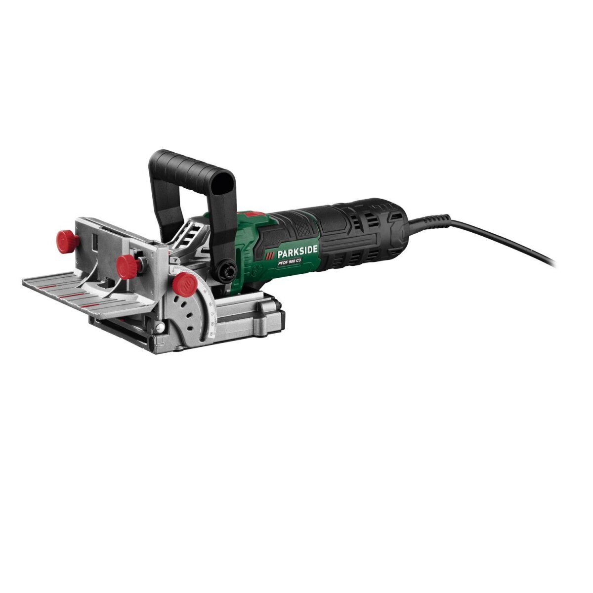 PARKSIDE® »PFDF 900 C3« platte deuvelfreesmachine, inclusief adapter voor stofafzuiging, 900 W