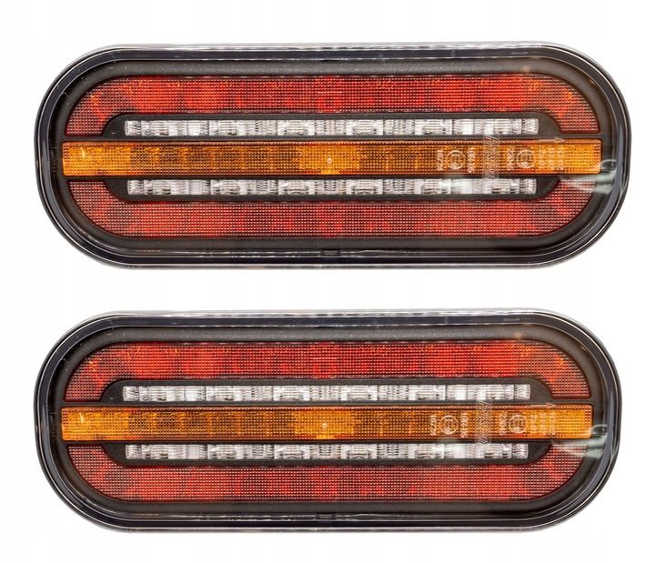 2x multifunctioneel LED-achterlicht voor tractor, landbouwmachine, aanhanger, graafmachineset