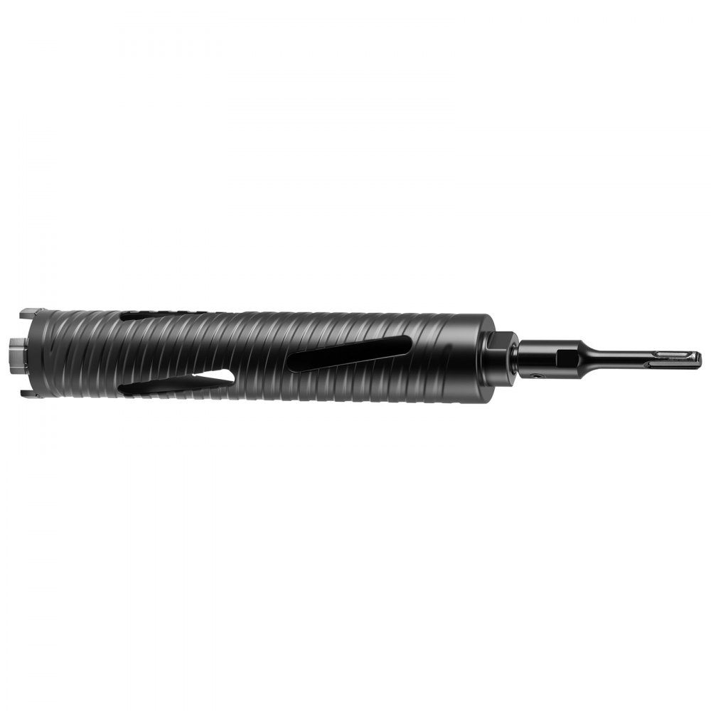Carottier φ 51 mm Profondeur de perçage 241 mm, filetage intérieur M16, carottier diamanté à sec Foret de carottage avec 3 adaptateurs Foret pilote Clé Allen pour maçonnerie en béton armé