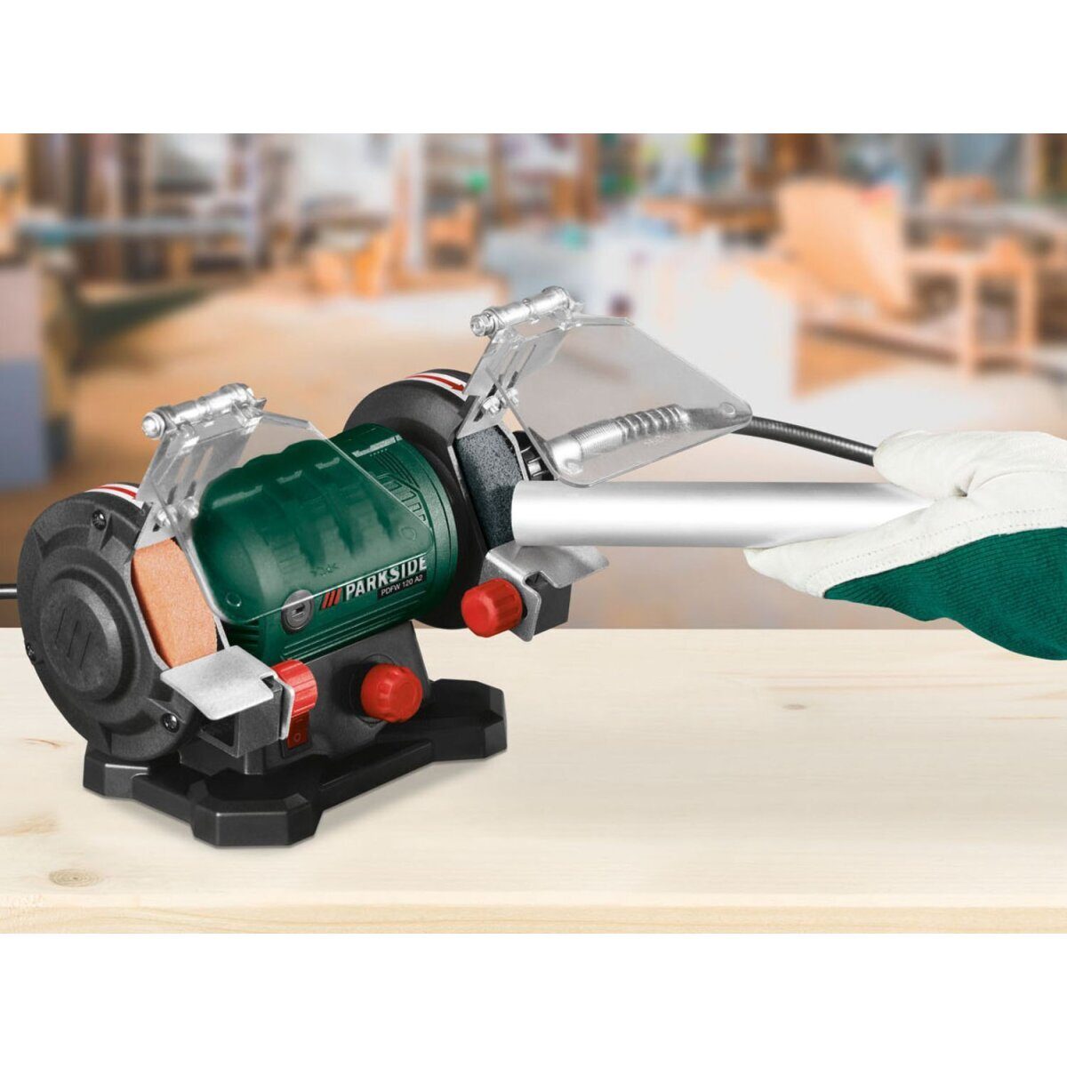 Meuleuse double PARKSIDE® avec arbre flexible PDFW 120 A2