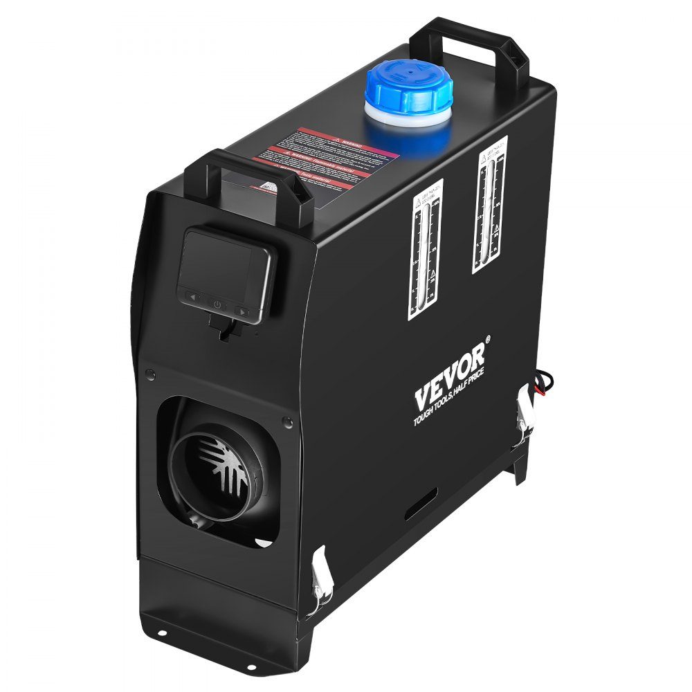 12V 5-8KW Zusatzheizung Diesel-PKW-Kraftstoff, Diesel-Zusatzheizung Luftheizung Luft-Diesel, Luft-Diesel-Heizung für Auto RV LKW Wohnmobil Bus mit Fernbedienung Schwarz LCD-Schalter & 1 Luftauslass
