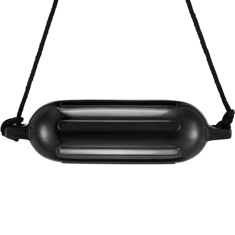 Ensemble de garde-boue, 4 défenses gonflables 8,5" x 26" Garde-boue de bateau à montage horizontal ou vertical Garde-boue long avec 4 aiguilles, cordes et sac de rangement Résistant à la chaleur Protégé contre les UV