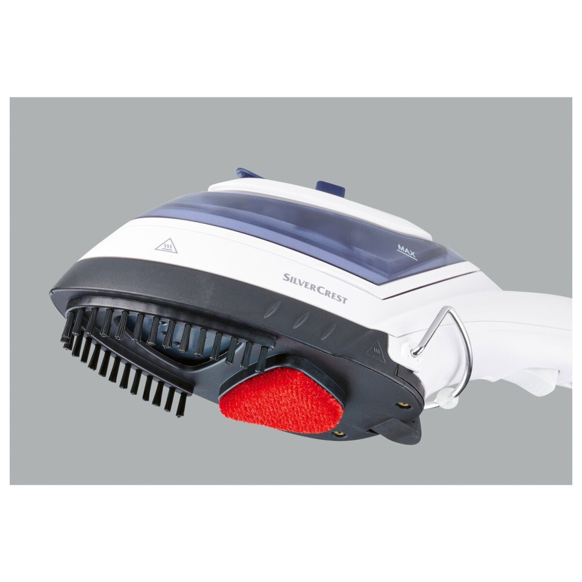 SILVERCREST® stoomborstel, 4-in-1 (wit/donkerblauw) darm