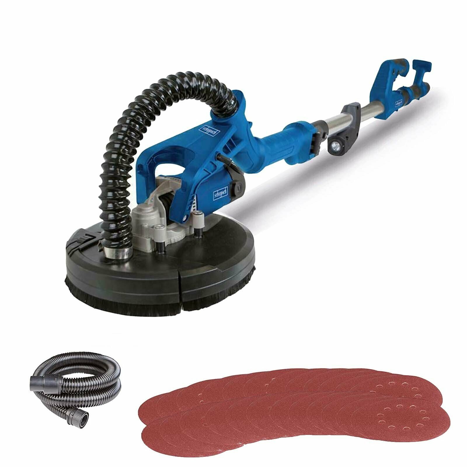 Wand- und Deckenschleifer DS920 scheppach - 230V 50Hz 710W | Inklusive 24-teiligem Zubehörset