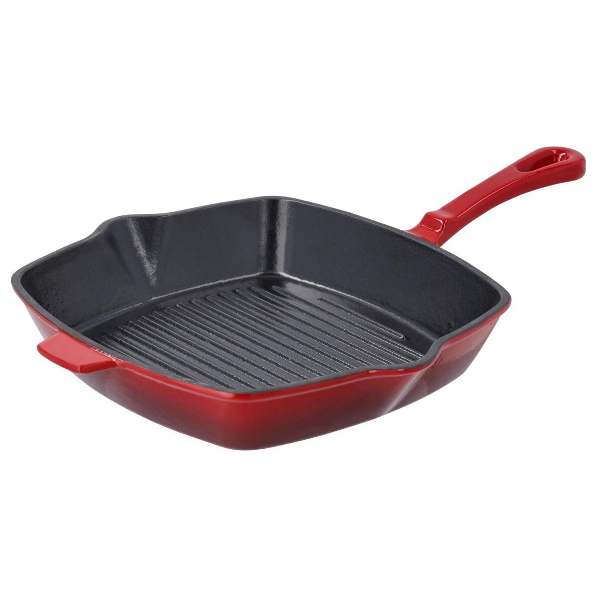 SILVERCREST® Premium cast iron grill pan, Ø 24 cm