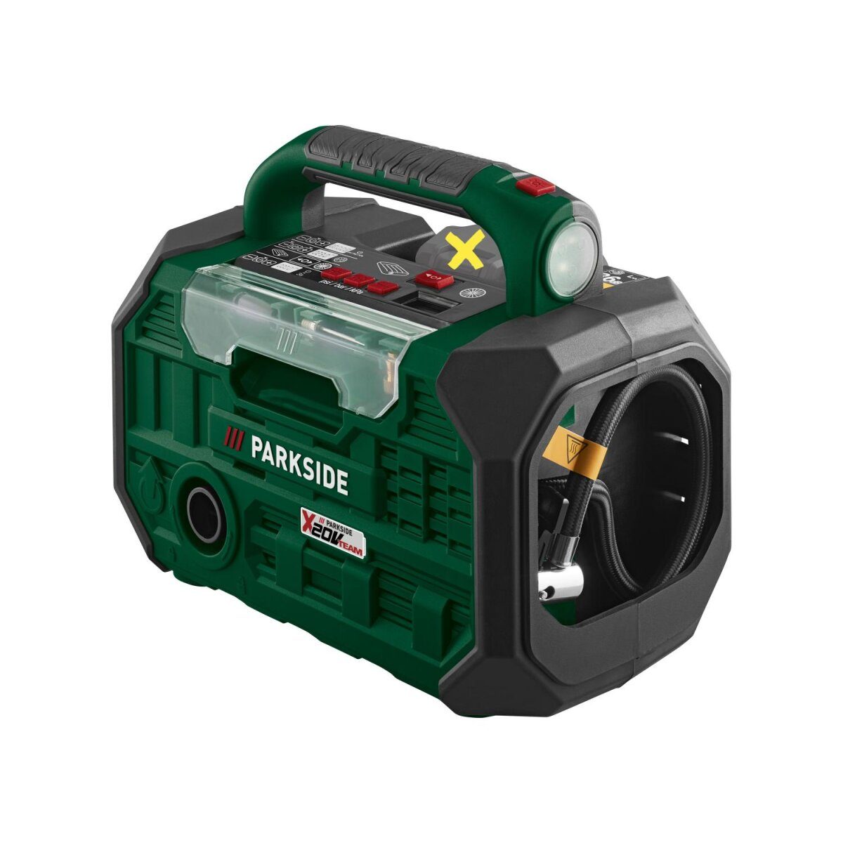 PARKSIDE® 20 V Akku-Kompressor und -Luftpumpe »PKA 20-Li C3«, ohne Akku und Ladegerät