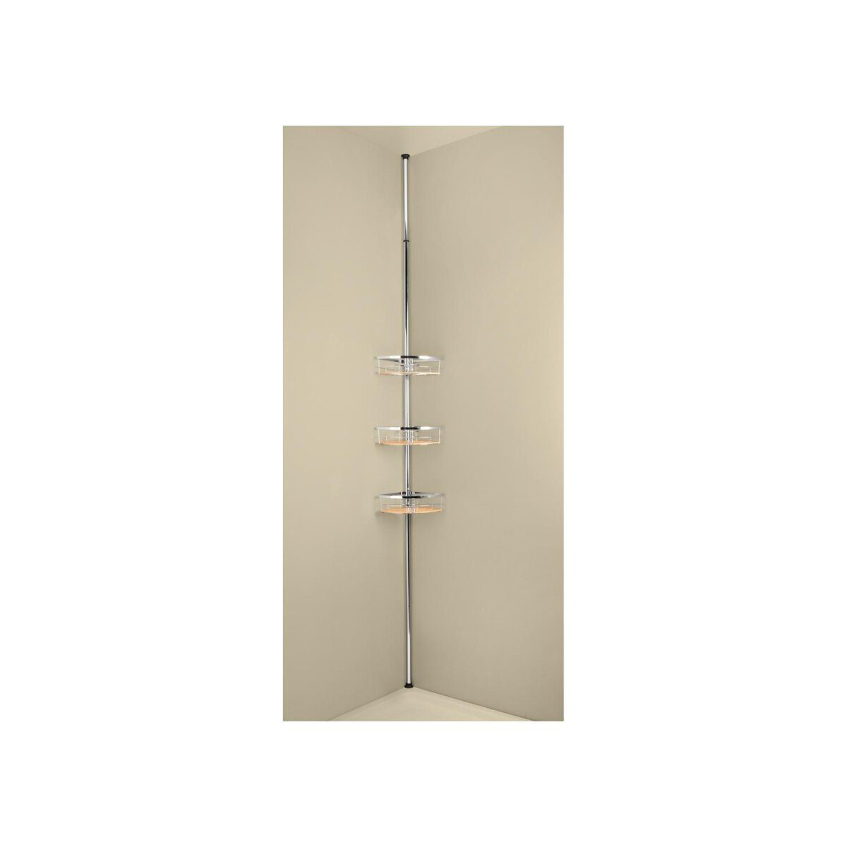 LIVARNO® telescopic bathroom shelf, with 3 baskets