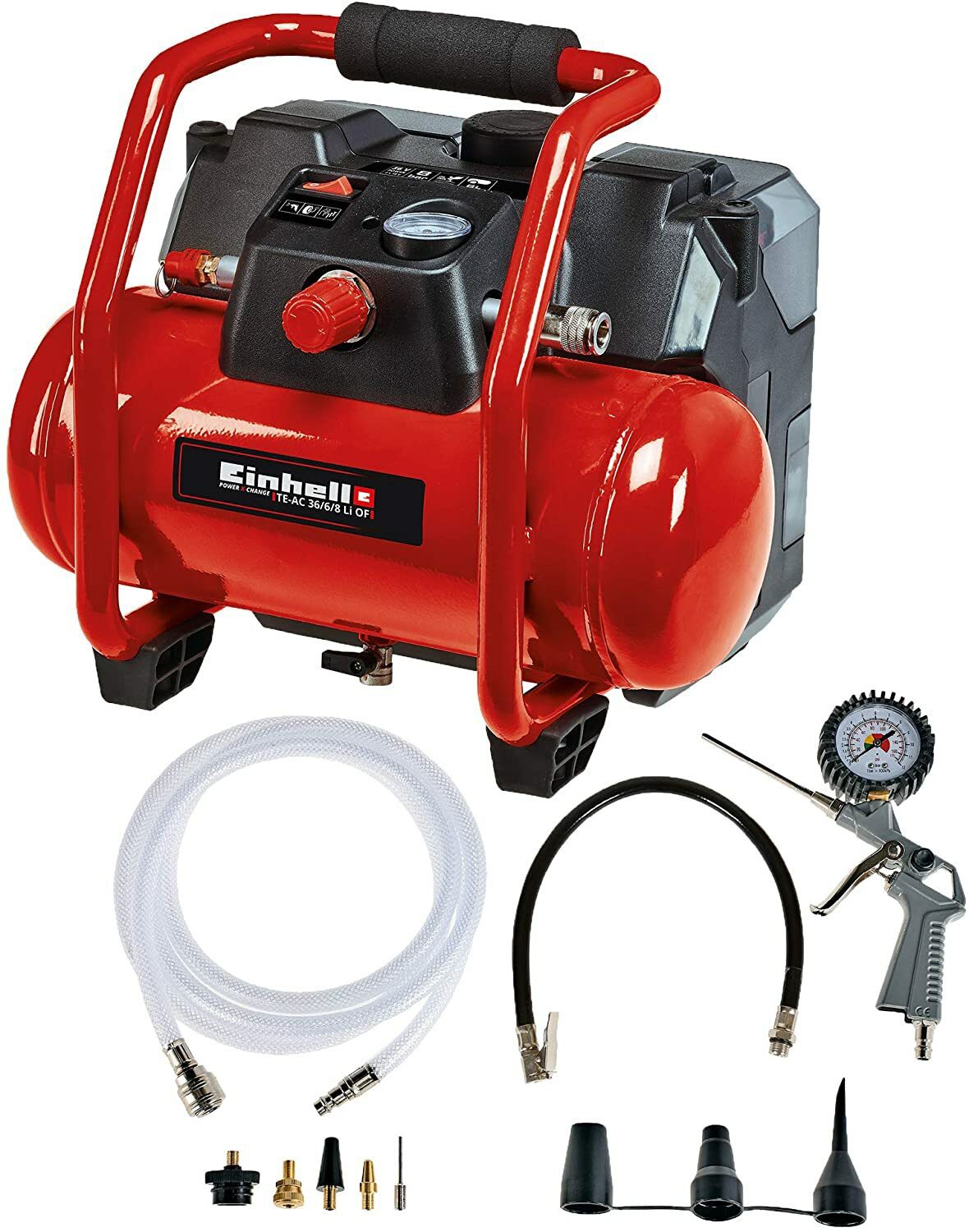 Kompresor akumulatorowy Einhell TE-AC 36/6/8 Li OF Set Power