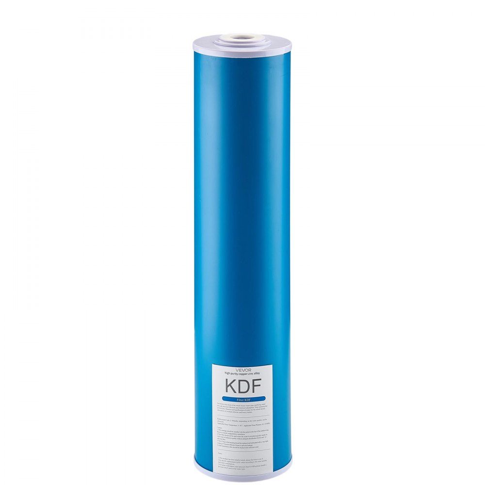 Whole House Water Filter Replacement Cartridge 115x507mm Coconut Shell Activated Carbon KDF Filter for Water Filtration System Reduces Chlorine, Bad Taste and Odor