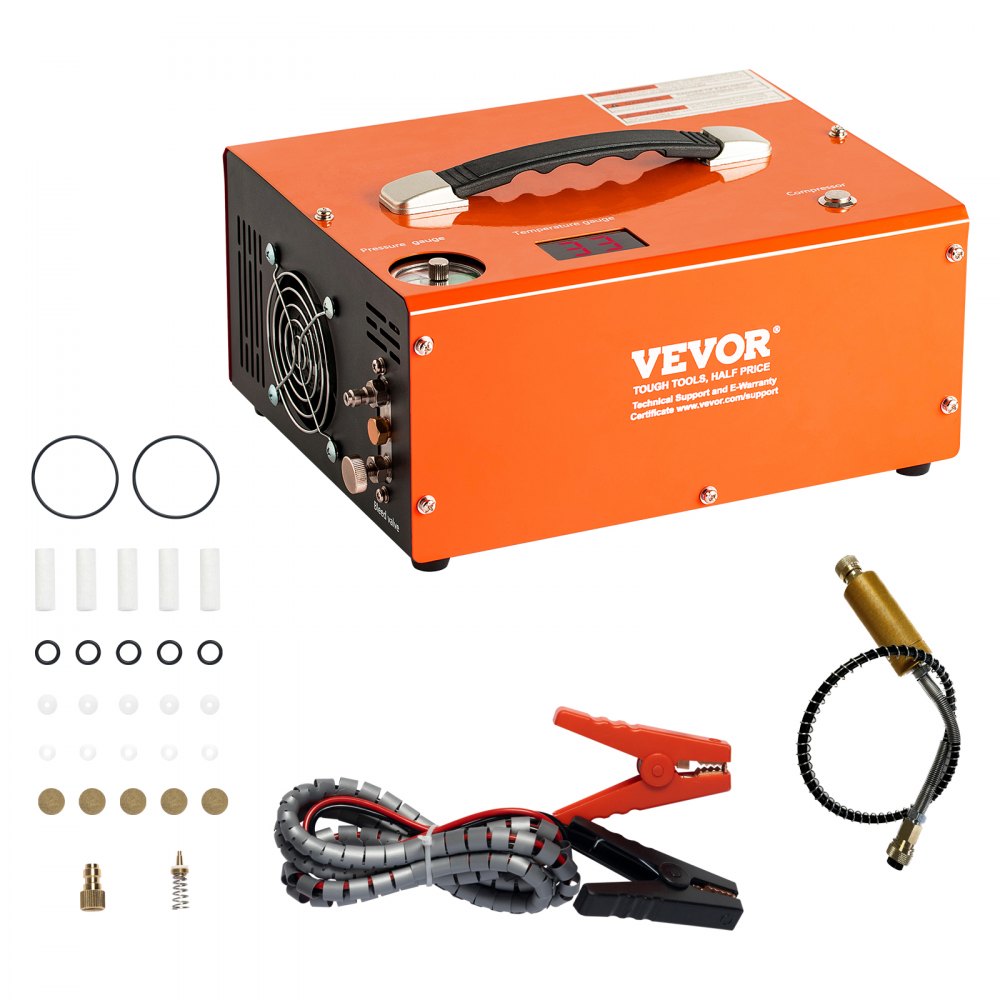 PCP Kompressor 30Mpa/4500PSI Luftkompressor 0,5L DC12V & AC120V Tauchkompressor Luftpumpe inkl. 8 mm Hochdruckschlauch mit Schnellkupplung, Batterieklemmen, Filter, Luftgewehrgewehr aus Baumwolle PCP Kompressor 30Mpa/4500PSI Luftkompressor 0,5L DC12V & AC120V Tauchkompressor Luftpumpe inkl. 8 mm Hochdruckschlauch mit Schnellkupplung, Batterieklemmen, Filter, Luftgewehrgewehr aus Baumwolle