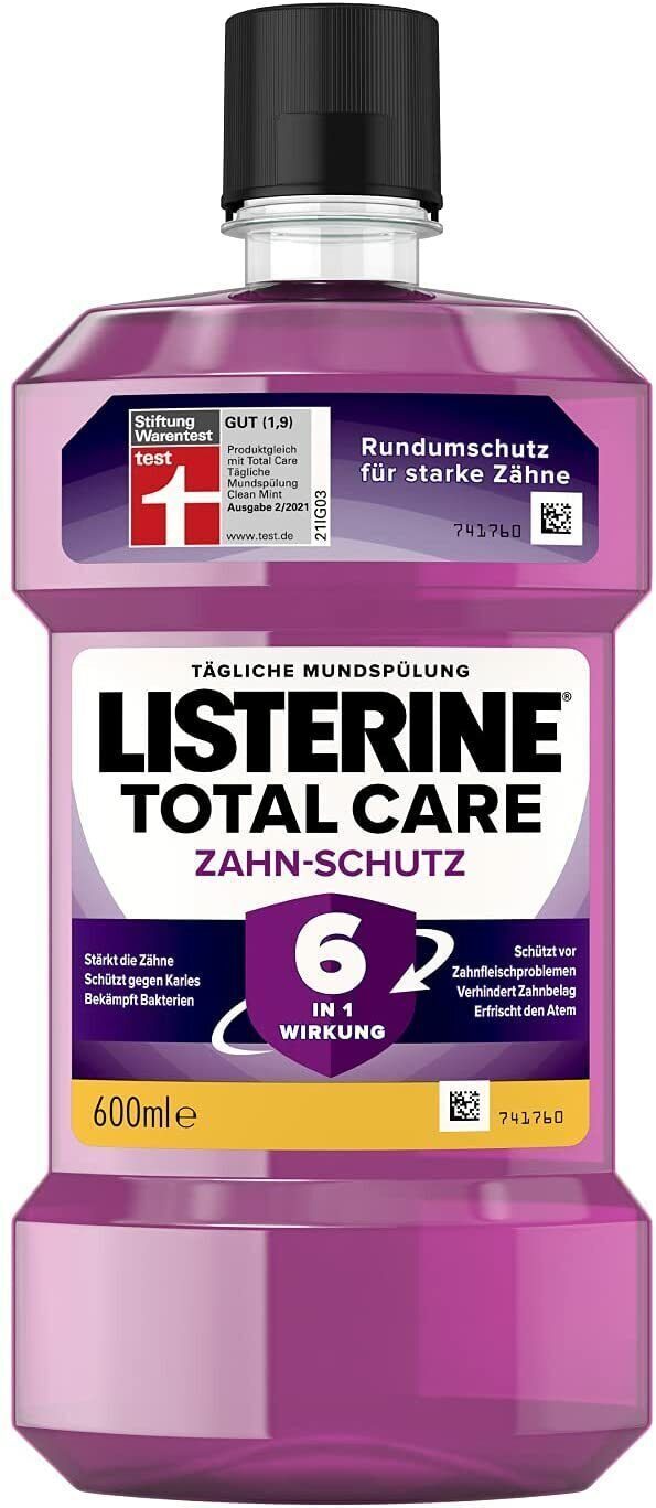 *DAILY PRICE* LISTERINE Total Care Mouthguard Mouthwash Caries Oral Hygiene Teeth 6in1 6x500ml