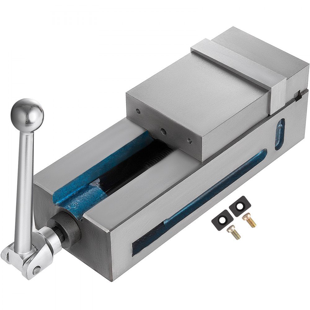 Hochpräziser Schraubstock mit Schraubklemmung, Backenbreite 101,6 mm, CNC-Schraubstock mit fester Backe