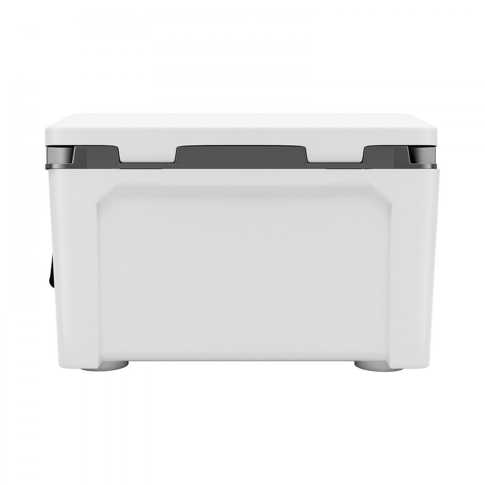 Portable Cooler Box (38 Qt / 26 Cans) with Ice Storage and Sturdy Handles, Insulated Portable Cooler Box Made of Durable Material, Suitable for Family Picnics and Short Trips