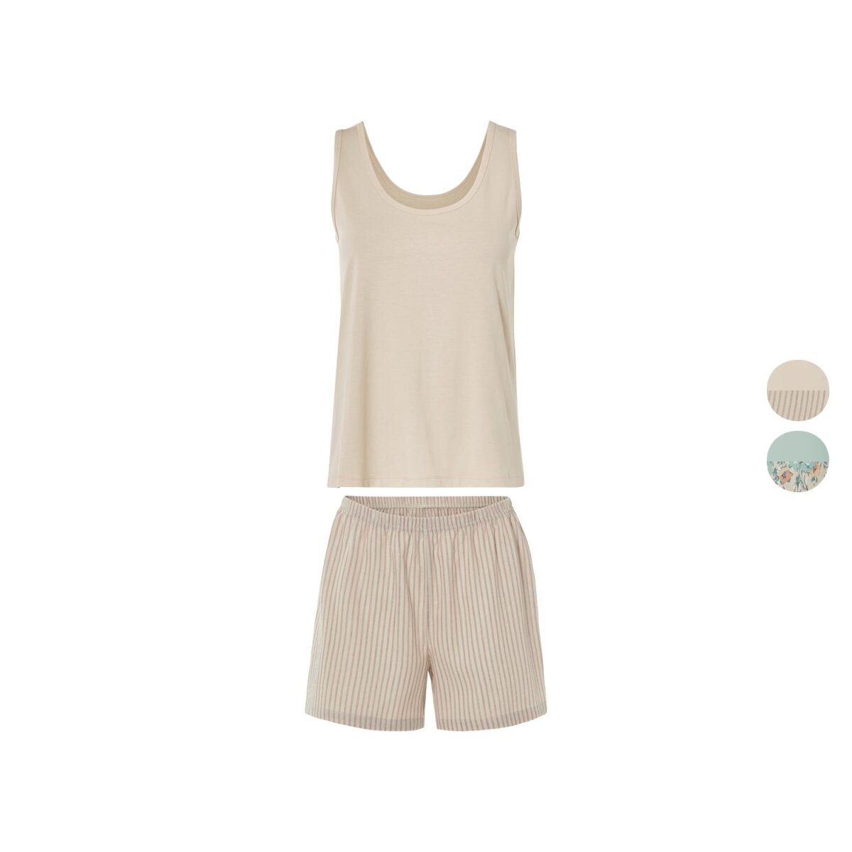 esmara® Damen Pyjama mit Leinen