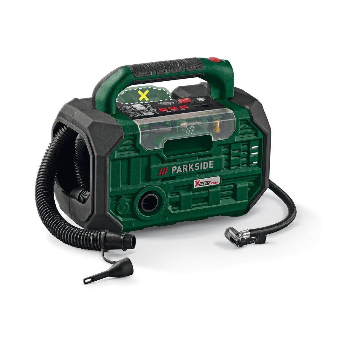 PARKSIDE Akkukompressor und Luftpumpe PKA 20 Li C3 - 20 V