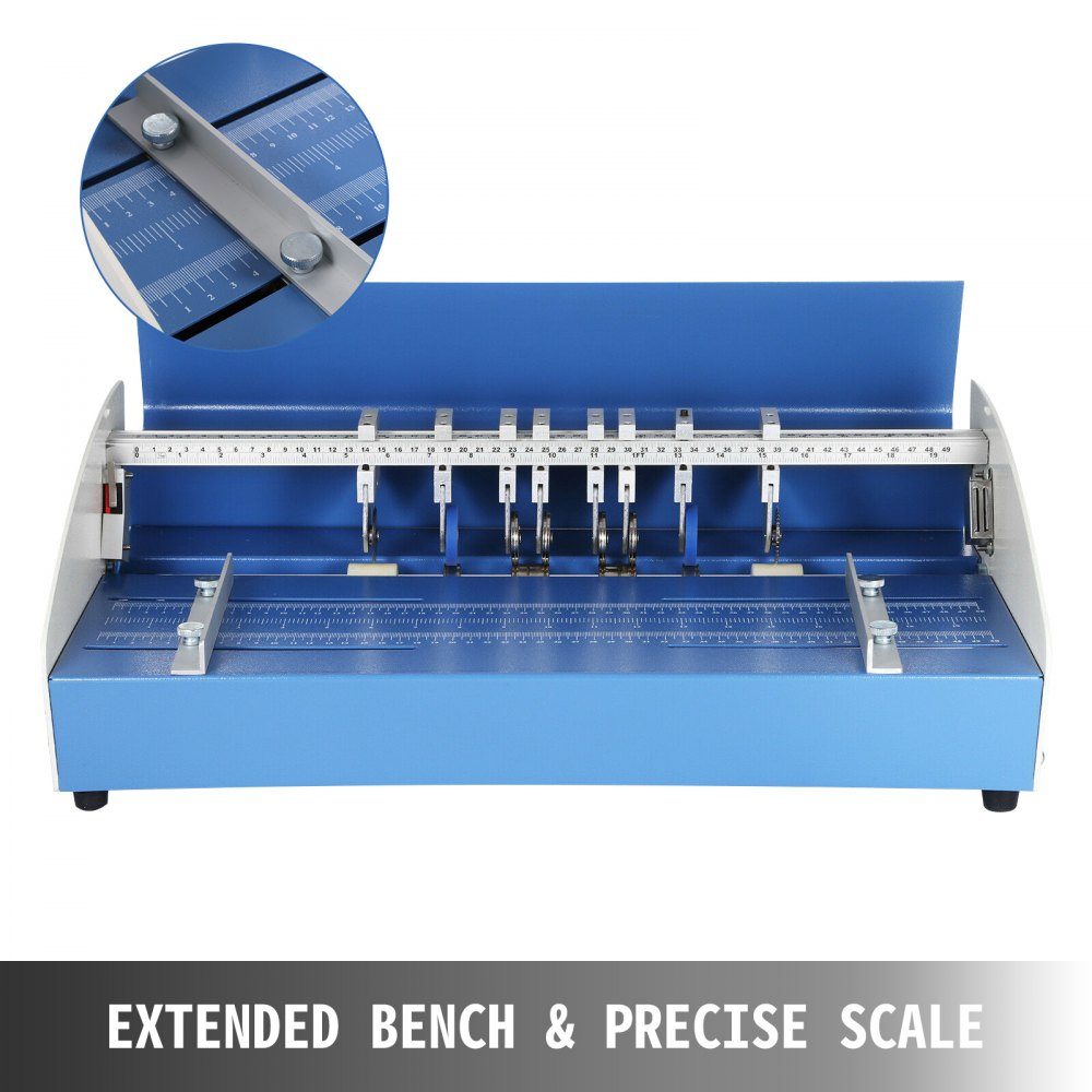 Raineuse 520 mm, raineuse électrique 540 mm x 370 mm x 230 mm, raineuse 220 V, fournitures de bureau et papeterie avec technologie de pressage rond, plieuse pour dossiers, cartes, papiers A4
