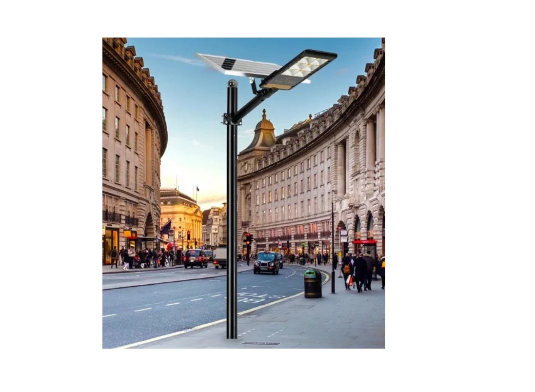 LAMPA ULICZNA 800W LAMPA SŁONECZNA + PANEL + PILOT
