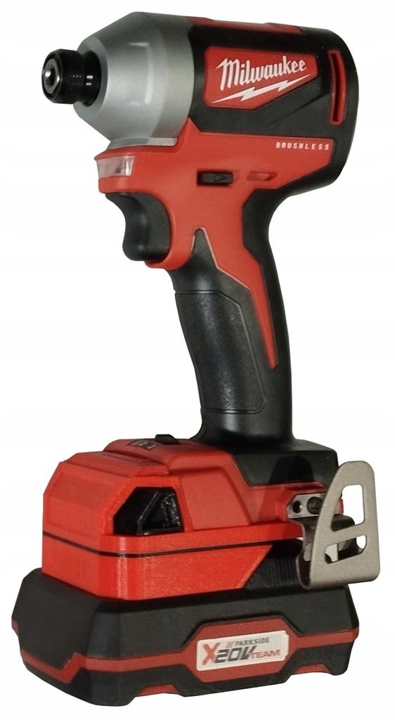 #NEW# Adaptateur batteries Parkside X20V Team pour outils électriques Milwaukee M18 18V