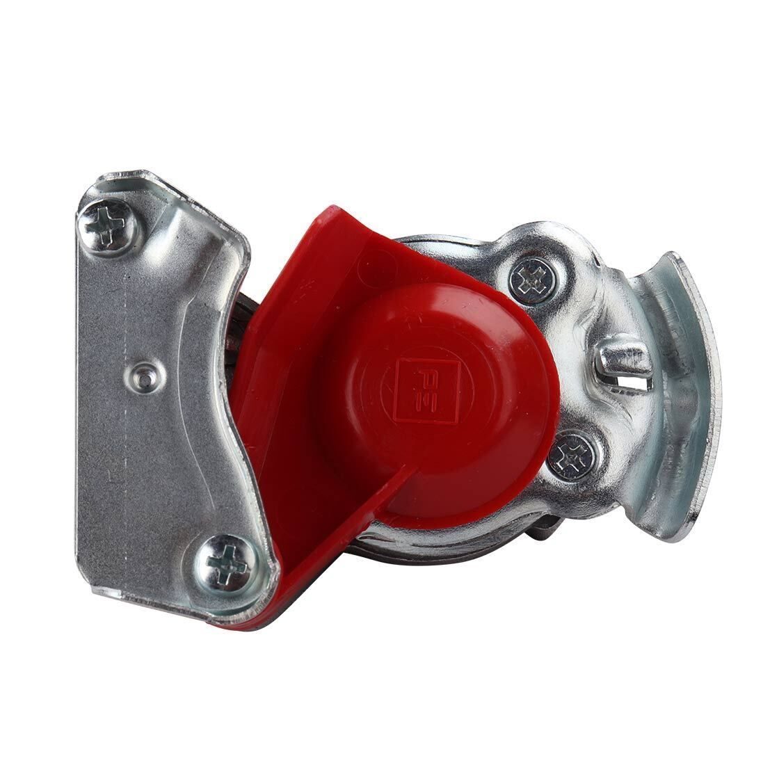 Tête d'accouplement hydraulique M16x1,5 mm standard rouge avec valve 8,5 bar