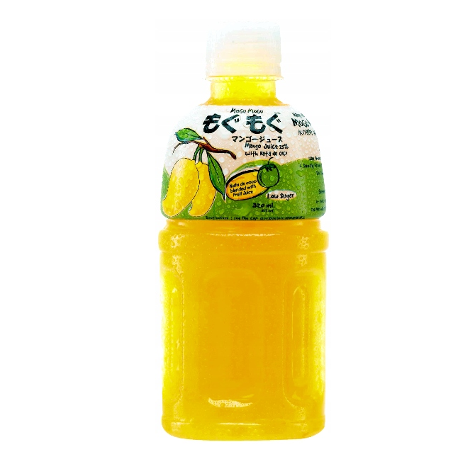10x Thailand Litschi Drink Mogu Mogu Mango mit Nata de Coco 320ml